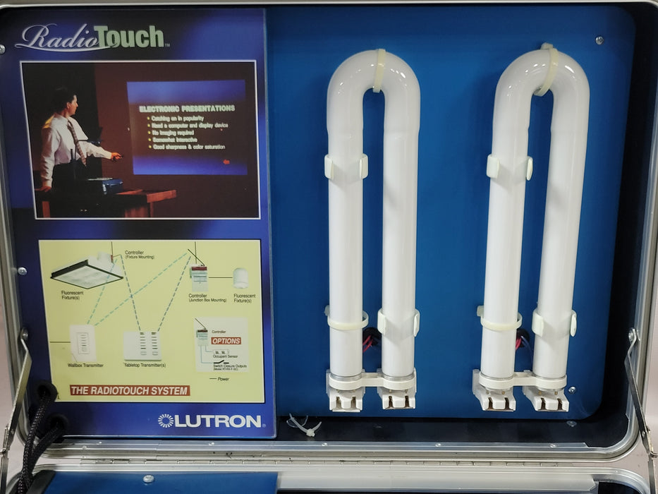 Lutron Radio Touch system w/ Case and transmitter, Receiver, and switches, READ