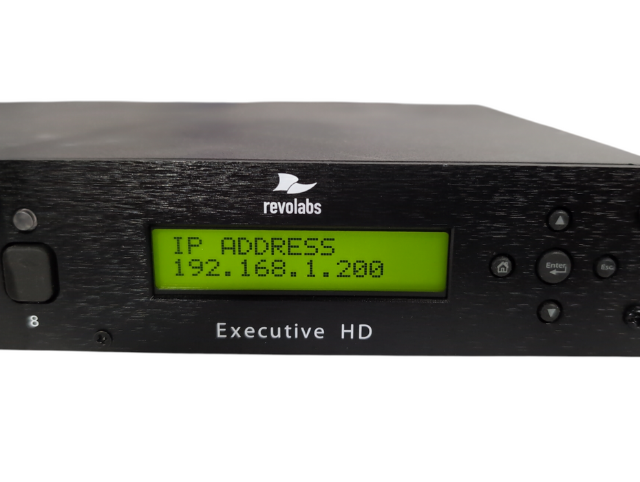 REVOLABS 01-HDEXEC-NM EXECUTIVE HD 8 CHANNEL WIRELESS MICROPHONE RECEIVER