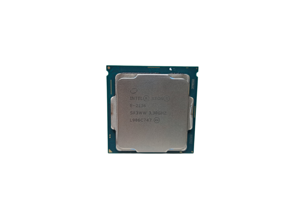 Intel Xeon E-2136 SR3WW 3.30Ghz 6 Core Processor CPU 12MB Cache 80W