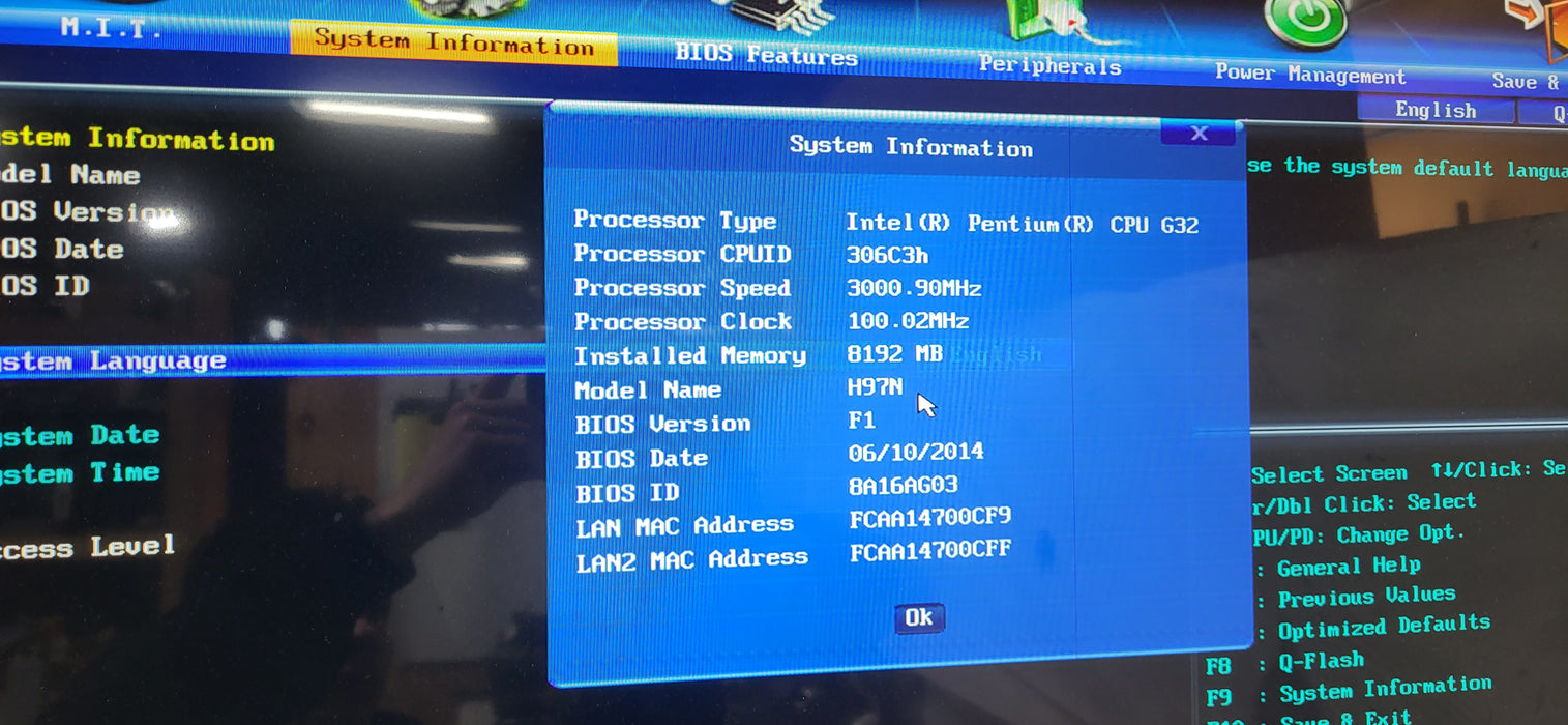 Datto DN-1000 Backup Appliance (Gigabyte GA-H97N Platform) 8GB DDR3 |Pentium G32