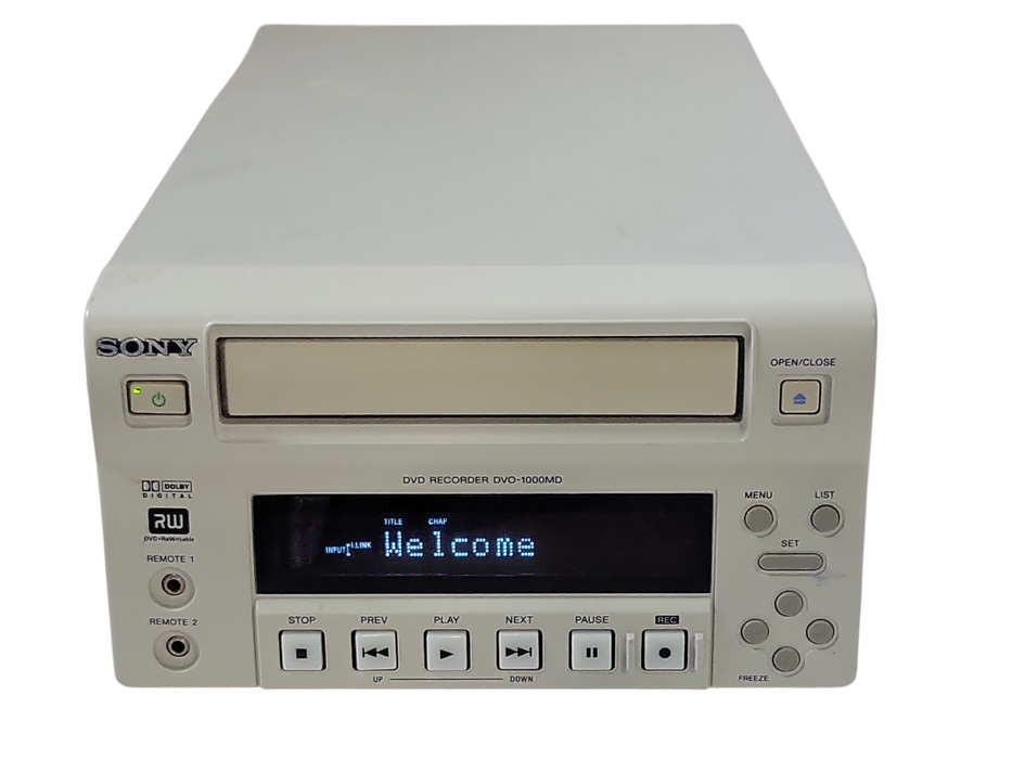 Sony DVD-1000MD DVD Recorder/DVD, No Remote, READ