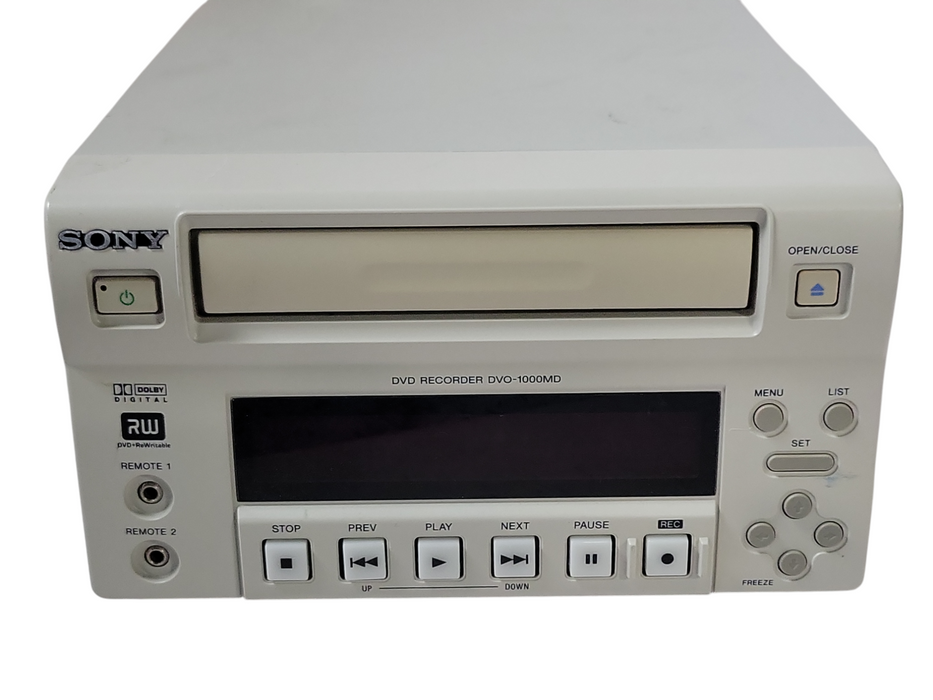 Sony DVD-1000MD DVD Recorder/DVD, No Remote, READ