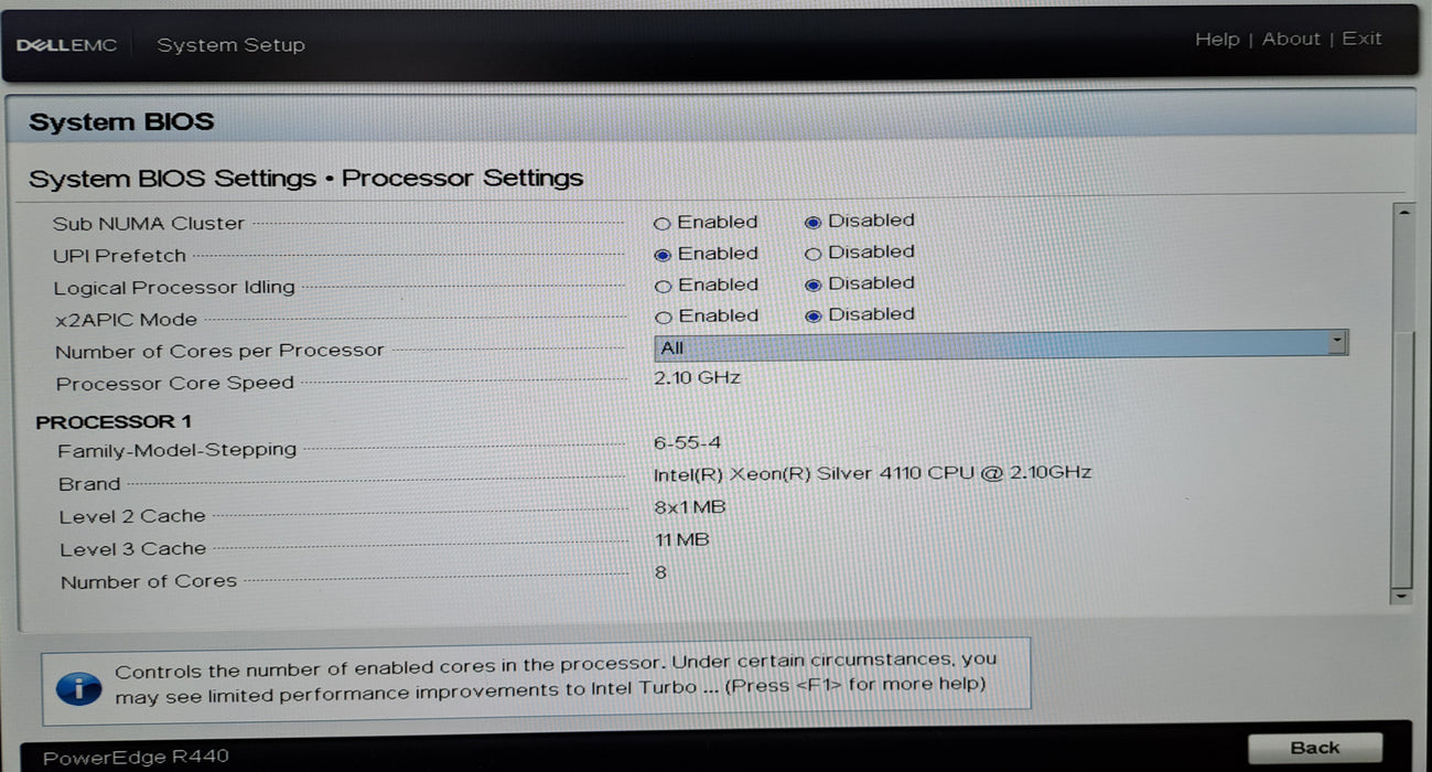 Dell PowerEdge R440 10x 2.5" | 1x Xeon Silver 4110, 32GB DDR4, H730P, 2x 550W