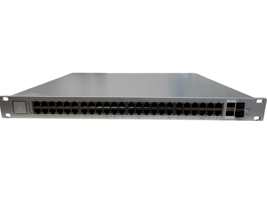 Ubiquiti UniFi US-48-500W 48 Port PoE+ Managed Gigabit Network Switch, READ