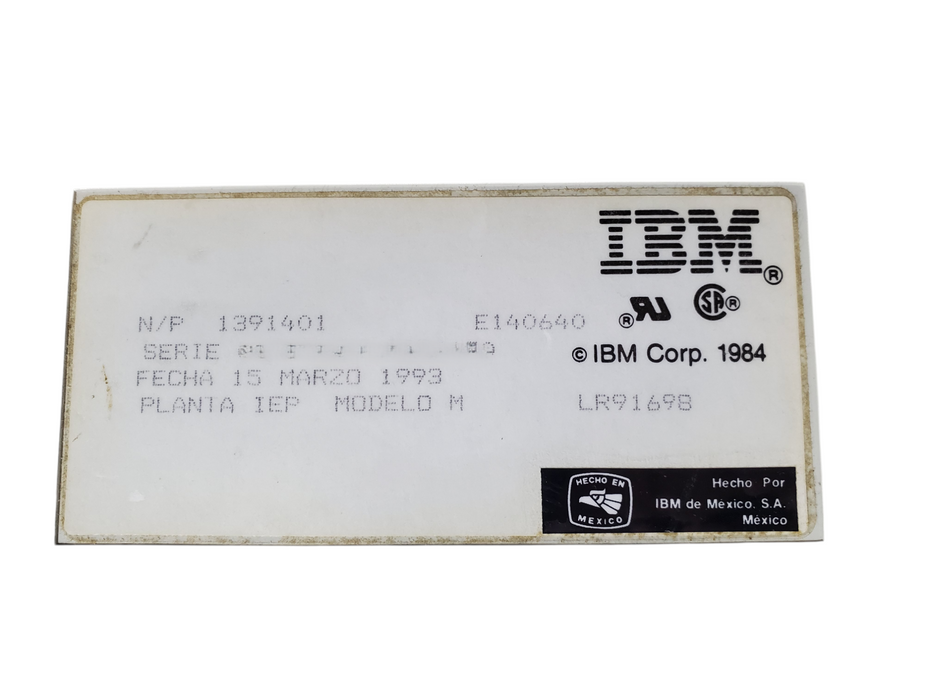 Vintage IBM Model M PS/2 Keyboard  - 1391401