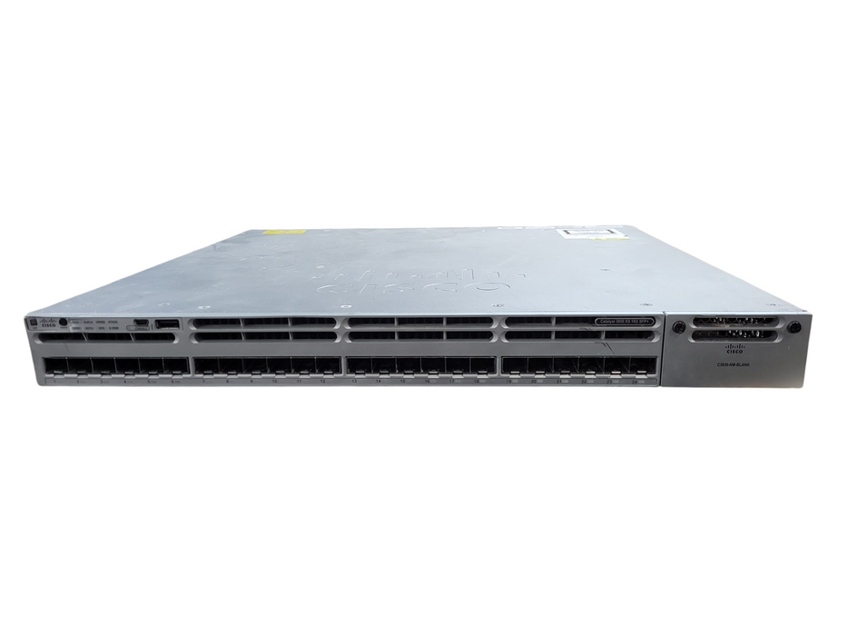 Cisco WS-C3850-24XS-E 24-Port 10Gb SFP+ Switch w/ 2x AC PWR,