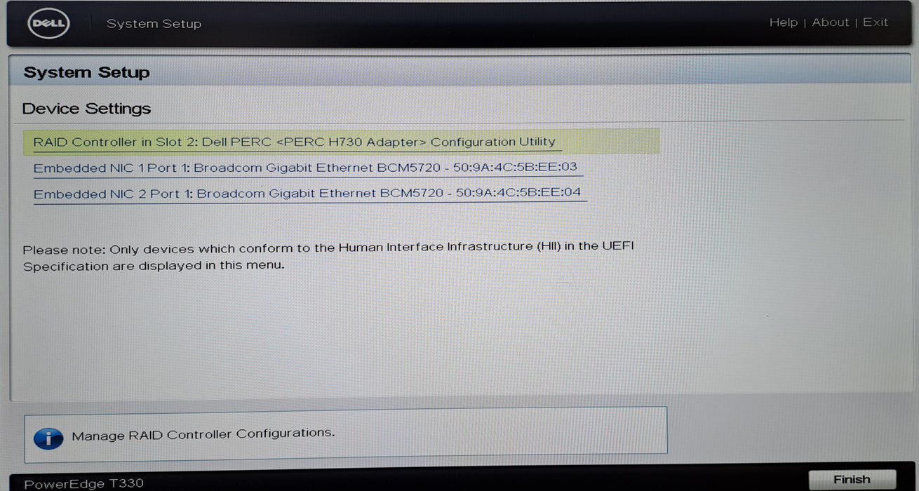 Dell PowerEdge T330 8x 3.5" | 1x Xeon E3-1240 v5 @3.50GHz, 16GB DDR4, PERC H730