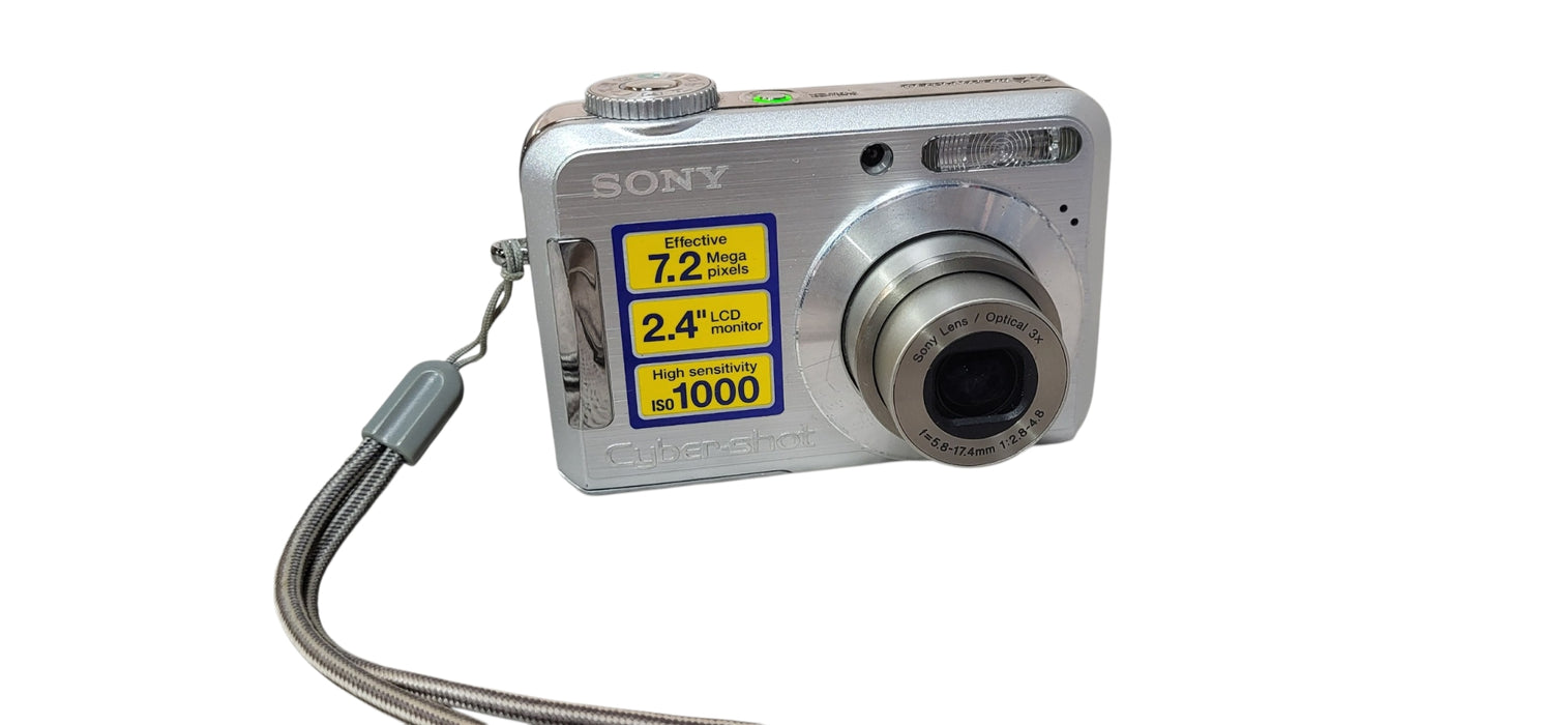 Sony Cyber-shot DSC-S700 7.2MP Digital Camera 3x Optical Zoom Tested Working