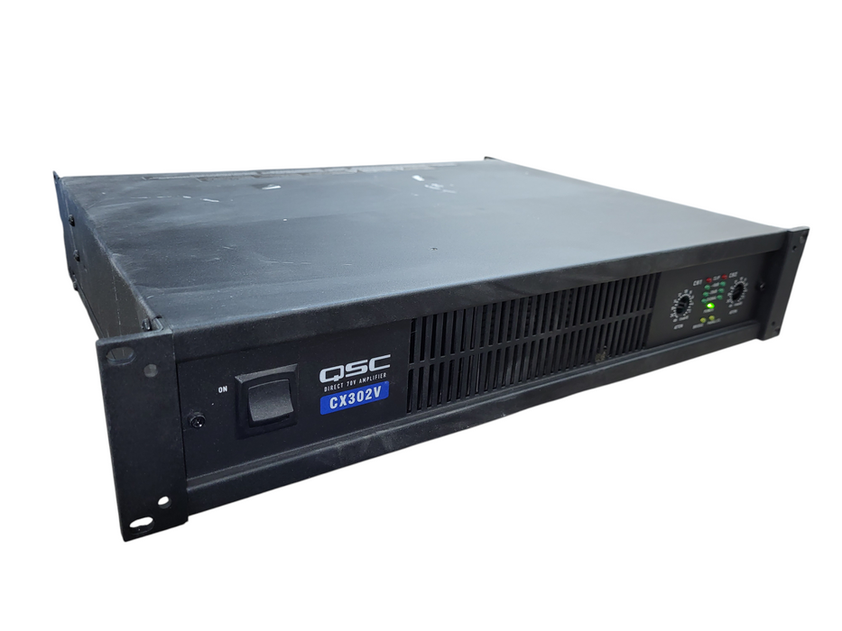 QSC CX302V 2 Channel 70V Professional Power Amplifier 300WPC