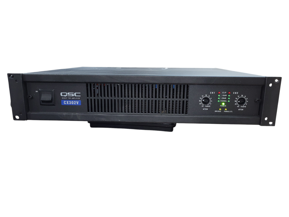 QSC CX302V 2 Channel 70V Professional Power Amplifier 300WPC