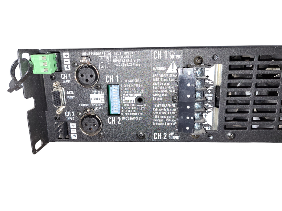 QSC CX302V 2 Channel 70V Professional Power Amplifier 300WPC