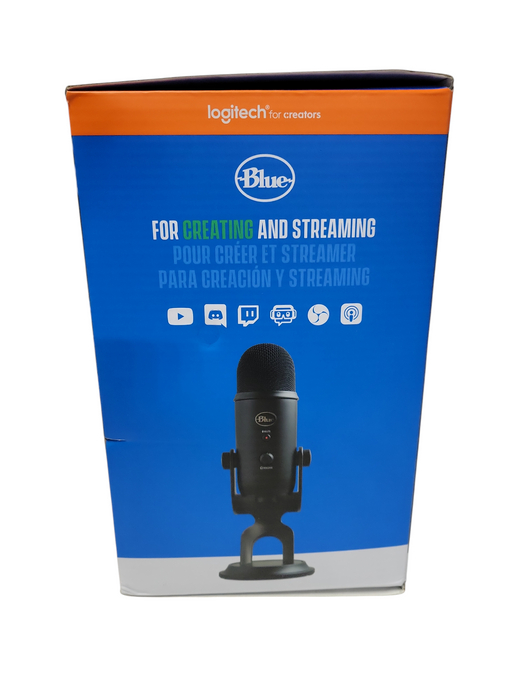 Logitech Blue Yeti X USB Microphone Black Podcast Streaming