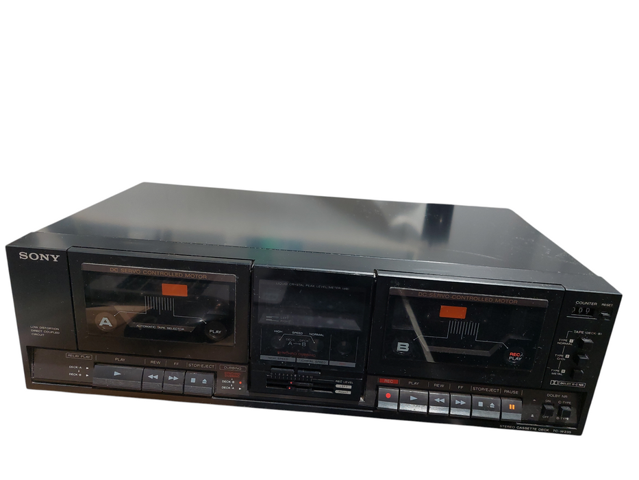 Sony Stereo Cassette Deck Model: TC-W235