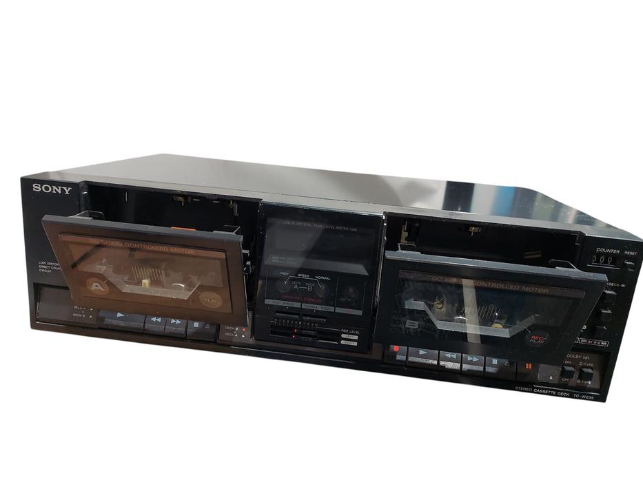 Sony Stereo Cassette Deck Model: TC-W235
