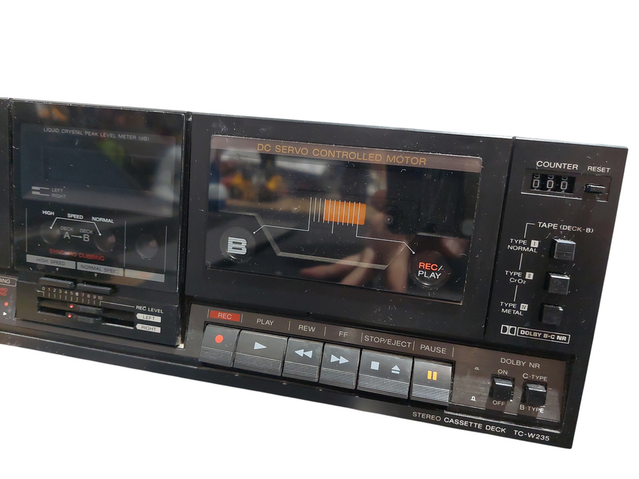 Sony Stereo Cassette Deck Model: TC-W235