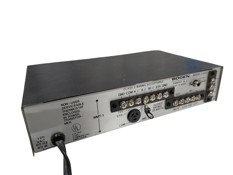BOGEN Public Address Amplifier Model: C20C