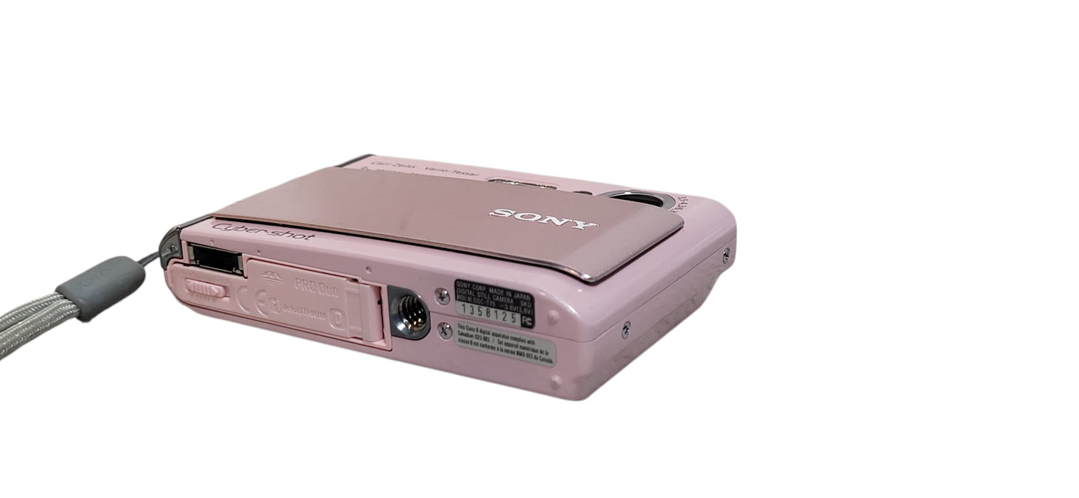 Sony Cyber Shot DSC-T70 Digital Camera 8.1MP 3x Optical Zoom Built-in Flash Pink