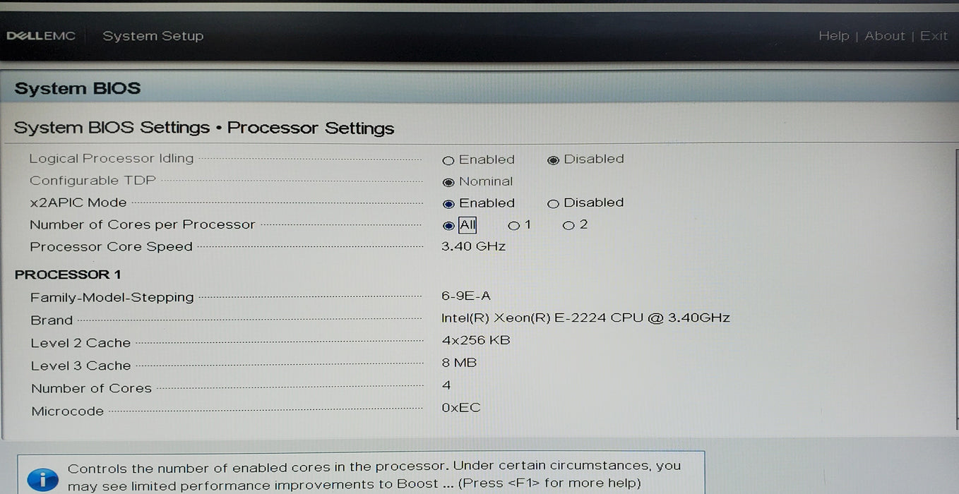 Dell PowerEdge R240 - 1x Xeon E-2224, 16GB DDR4, H330 - No HDD