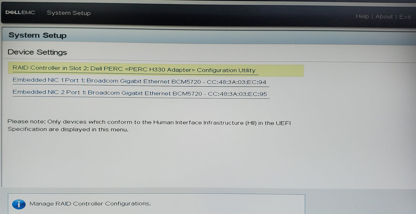 Dell PowerEdge R240 - 1x Xeon E-2224, 16GB DDR4, H330 - No HDD