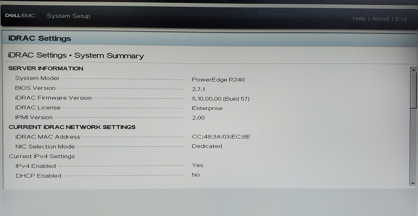 Dell PowerEdge R240 - 1x Xeon E-2224, 16GB DDR4, H330 - No HDD