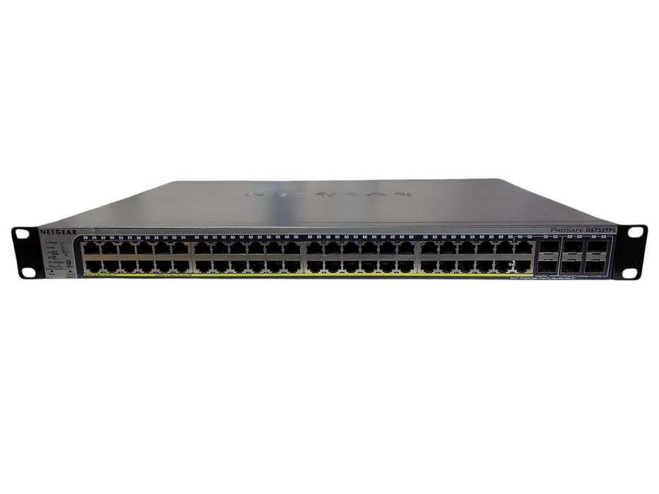 Netgear ProSafe GS752TPS 48-Port PoE+ Gigabit Smart Managed Network Switch