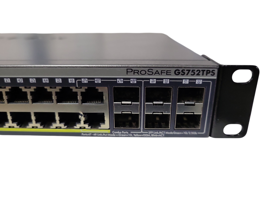 Netgear ProSafe GS752TPS 48-Port PoE+ Gigabit Smart Managed Network Switch