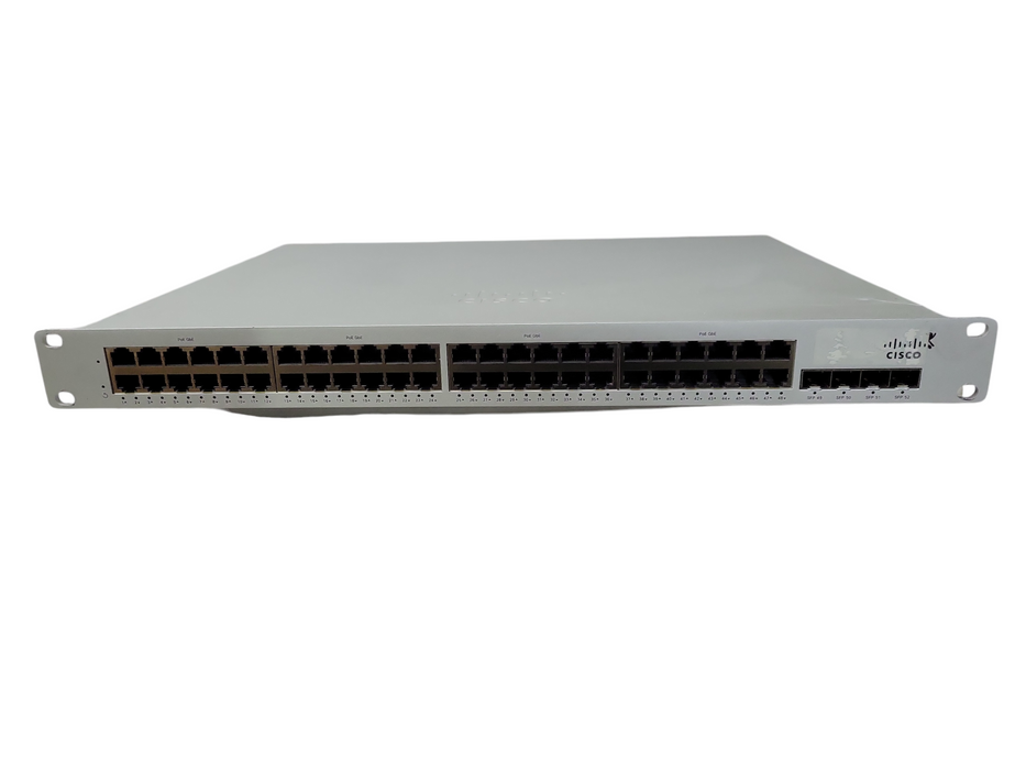 Cisco Meraki MS210-48LP 48x 1GbE PoE+ Switch Cloud Managed UNCLAIMED