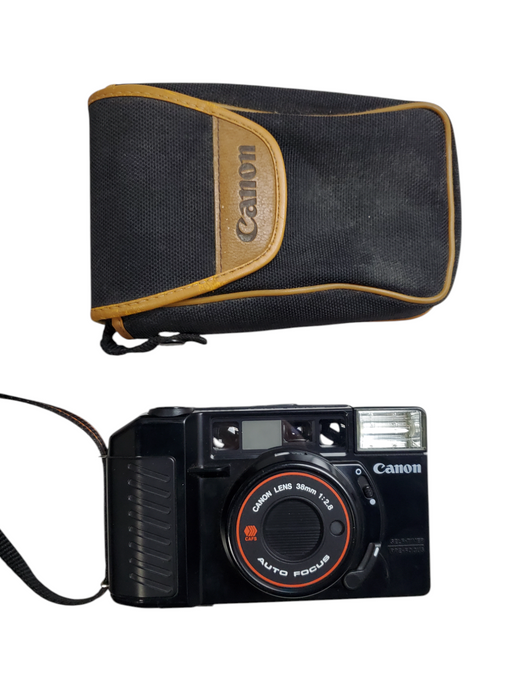 Canon AF35M Sure Shot 35mm Film Camera w/ Case *READ*