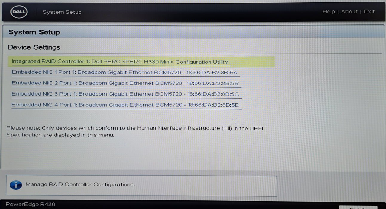 Dell PowerEdge R430 8x 2.5" | 2x Xeon E5-2620 v4 CPU, 32GB DDR4, H330 Mini