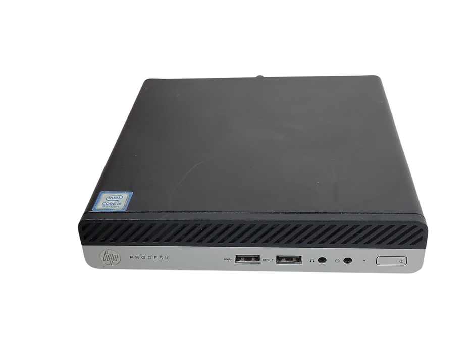 HP ProDesk 400 G5 DM, Core I5-9500T 2.20GHz, 8GB DDR4, 256GB NVMe, Wi-Fi