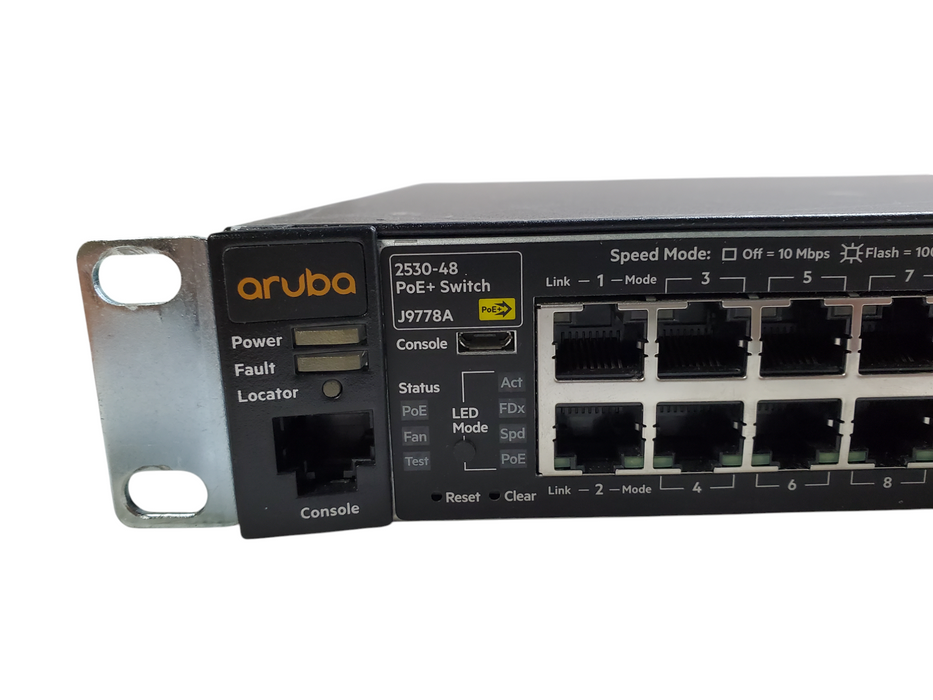 HP Aruba 2530-48 PoE+ 48-Port 10/100 Ethernet Switch -  J9778A