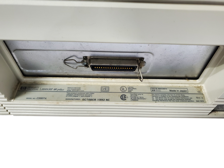 Vintage HP LaserJet IIP Plus Printer *READ*