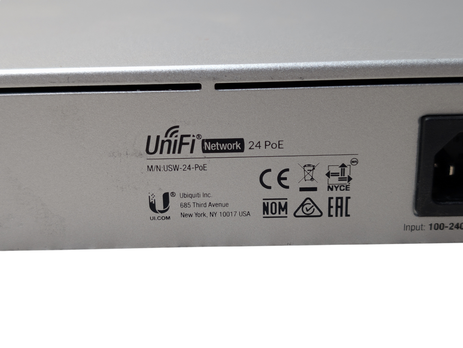 Ubiquiti Unifi USW 24 Port Gigabit PoE Smart Switch USW-24-poE