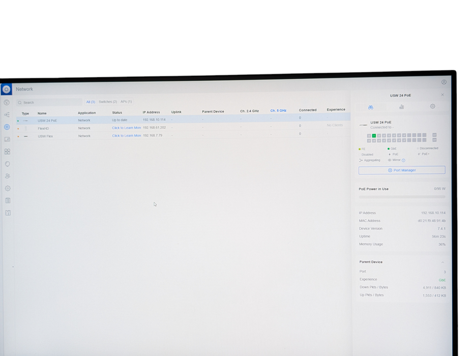 Ubiquiti Unifi USW 24 Port Gigabit PoE Smart Switch USW-24-poE