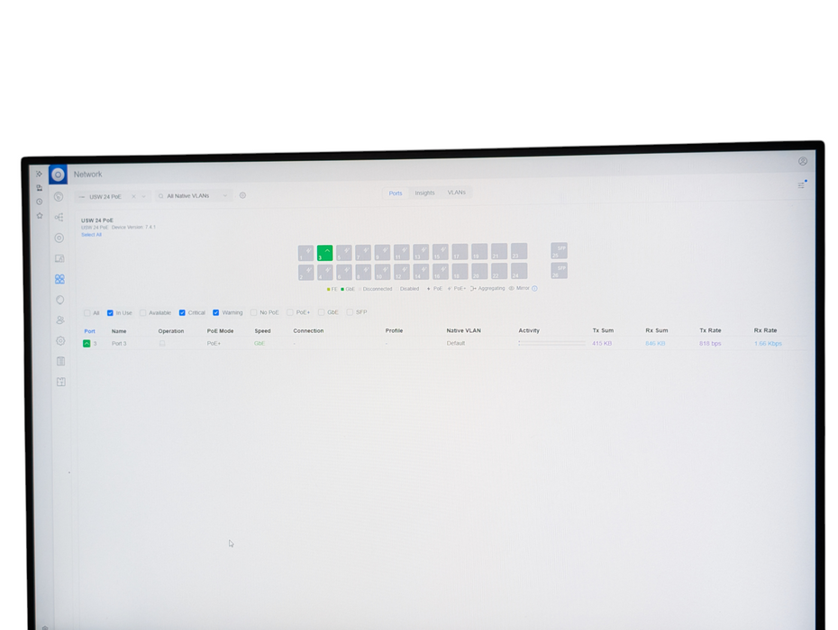 Ubiquiti Unifi USW 24 Port Gigabit PoE Smart Switch USW-24-poE