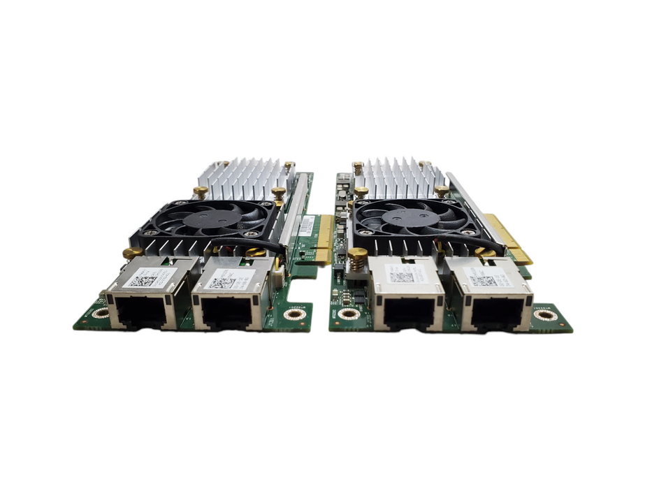 Lot 2x Dell Broadcom 0HN10N Dual-Port 10Gbe Ethernet PCIe Network Adapter