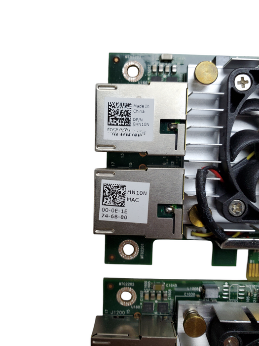 Lot 2x Dell Broadcom 0HN10N Dual-Port 10Gbe Ethernet PCIe Network Adapter
