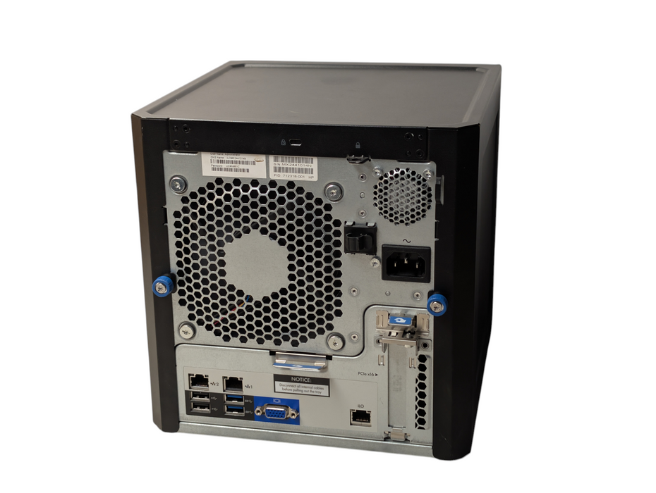 HP ProLiant MicroServer Gen8 Intel Pentium G2020T 8GB RAM 4x 2TB HDDs