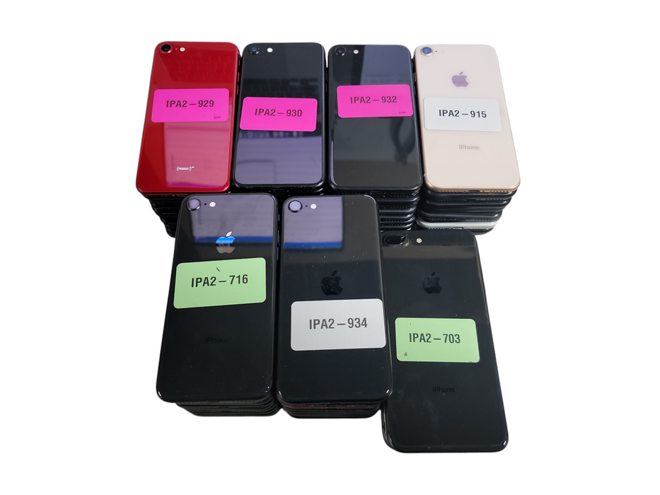 Lot of 64x Apple iPhone's [A18xx - A22xx | B Condition][IPA2-16]