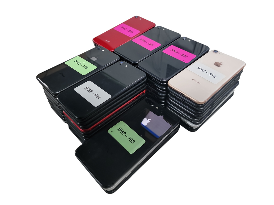 Lot of 64x Apple iPhone's [A18xx - A22xx | B Condition][IPA2-16]