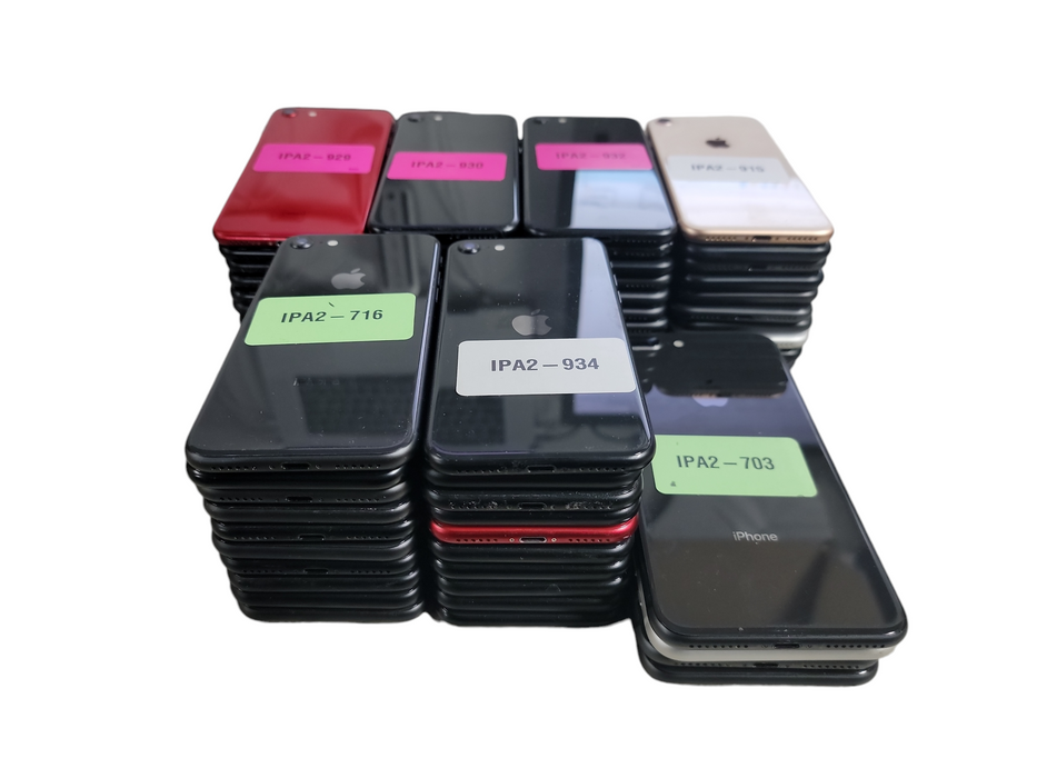 Lot of 64x Apple iPhone's [A18xx - A22xx | B Condition][IPA2-16]