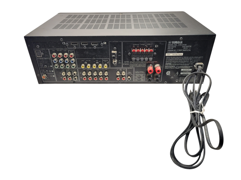 Yamaha HTR 6130 500 Watt 5.1 Channel Home Theater Receiver (READ)