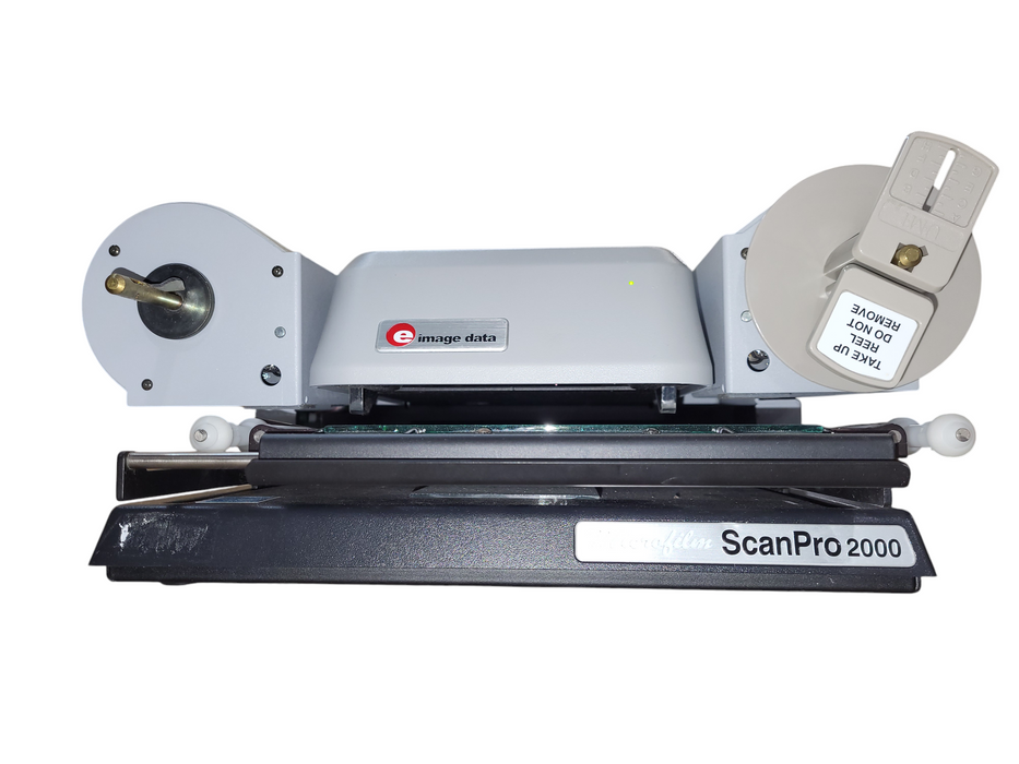 e-Image Data ScanPro 2000 Microfilm Scanner MSPGDX-SP7 No AC