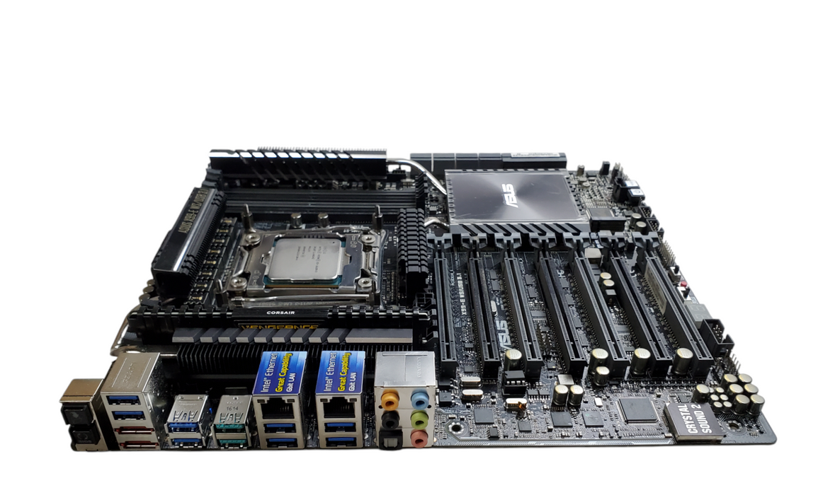 Asus X99-E WS/USB 3.1 Motherboard - Xeon E5-2620 v3, 8GB DDR4 - No I/O Shield