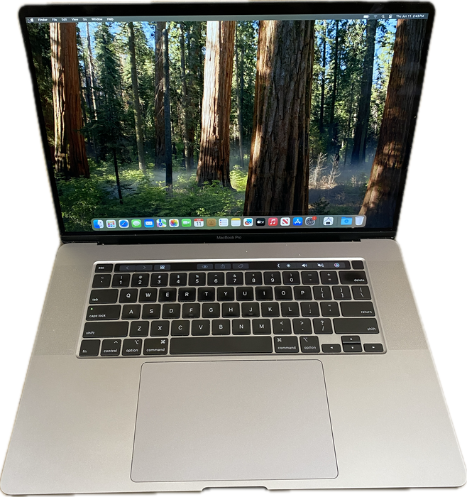 Apple MacBook Pro 16" 2019 i7-9750H 16GB 512SSD Swollen Battery For Parts/Repair