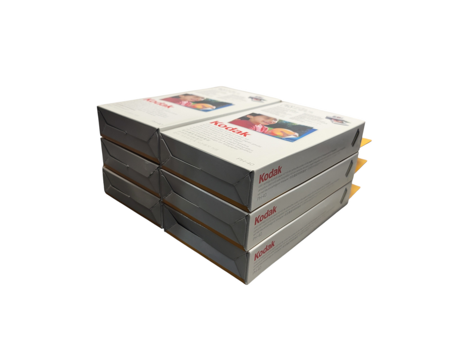 Lot of 6x - Kodak PH-40 10x15CM color cartridge and photo paper kit