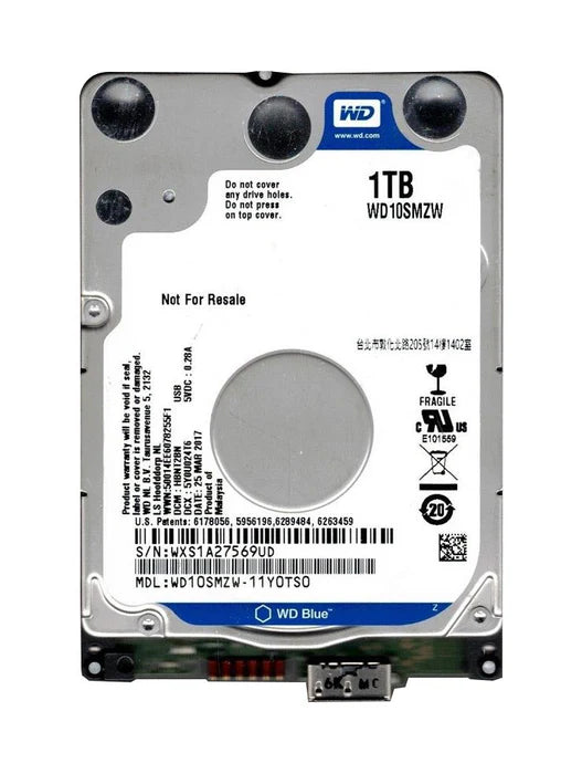 1TB 2.5" USB 3.0 Portable HDD - Assorted Brands/Models