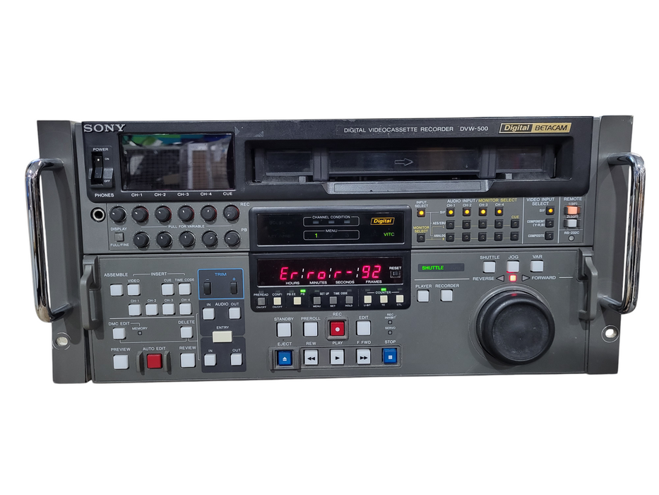 Sony DVW-500 Digital Betacam Videocassette Recorder READ