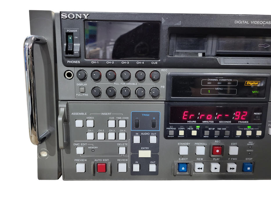 Sony DVW-500 Digital Betacam Videocassette Recorder READ