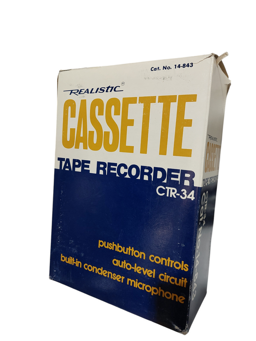 Realistic Cassette Tape Recorder CTR-34 Cat: 14-843